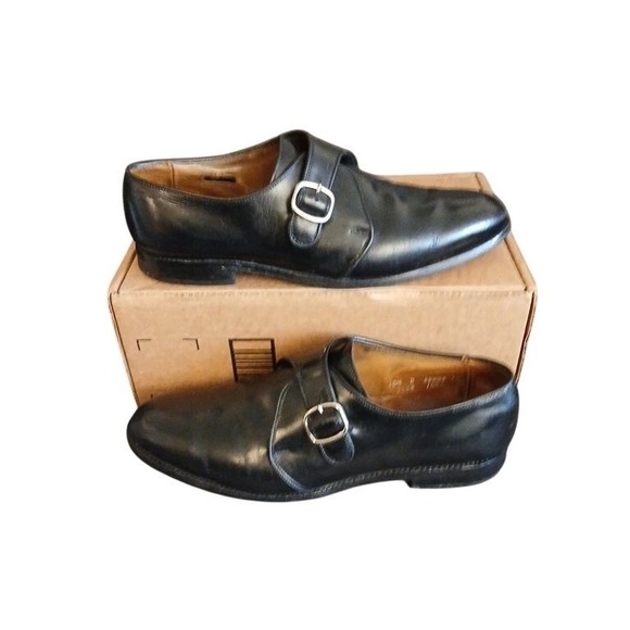 Allen Edmonds GARDNER Shoes Men 10.5 D Oxford Black Leather Lace Up COMFORT #993 - Picture 1 of 12